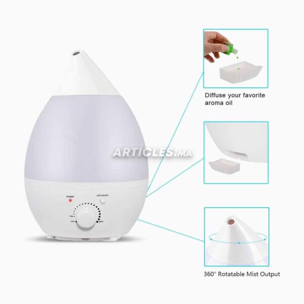 Humidificateur-Diffuseur-d'arôme-avec-Lumières-Changeantes-Éclairage-LED-7-Couleurs-Silencieux-03